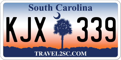 SC license plate KJX339