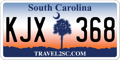 SC license plate KJX368