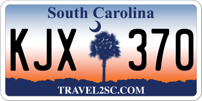 SC license plate KJX370