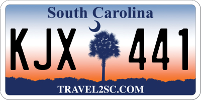 SC license plate KJX441