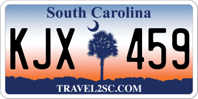 SC license plate KJX459
