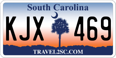 SC license plate KJX469