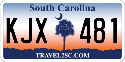 SC license plate KJX481