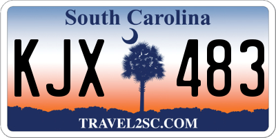 SC license plate KJX483