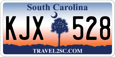 SC license plate KJX528