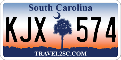 SC license plate KJX574