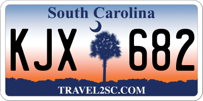 SC license plate KJX682