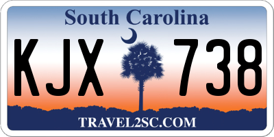 SC license plate KJX738