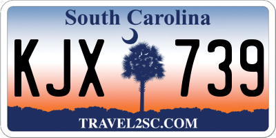 SC license plate KJX739