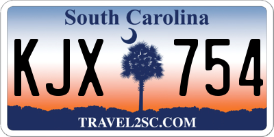 SC license plate KJX754