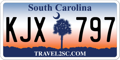 SC license plate KJX797