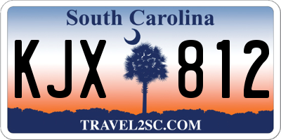SC license plate KJX812