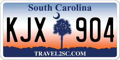 SC license plate KJX904