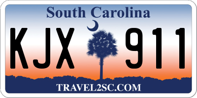 SC license plate KJX911