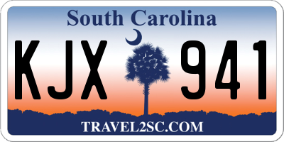 SC license plate KJX941
