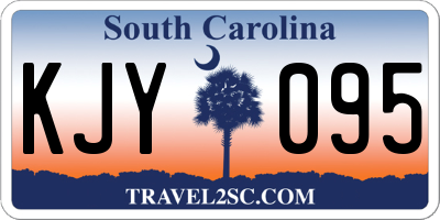 SC license plate KJY095