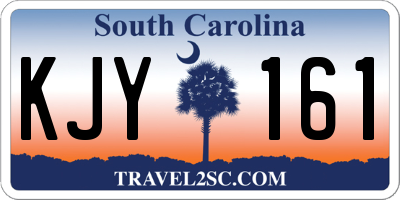 SC license plate KJY161