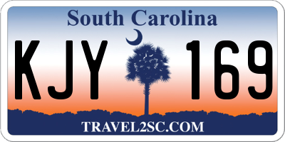 SC license plate KJY169