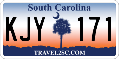 SC license plate KJY171
