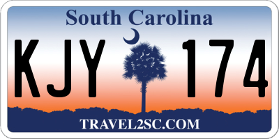 SC license plate KJY174