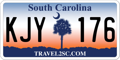 SC license plate KJY176