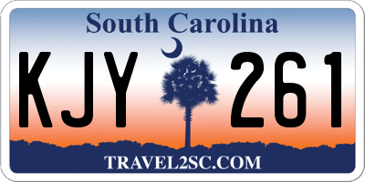 SC license plate KJY261