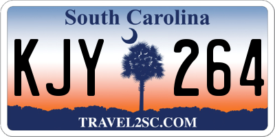 SC license plate KJY264