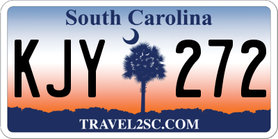 SC license plate KJY272