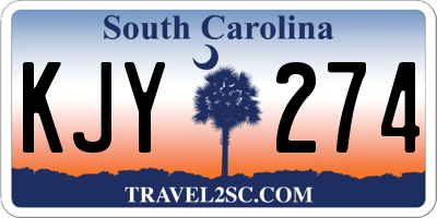 SC license plate KJY274