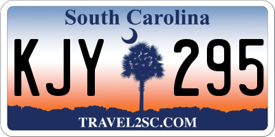 SC license plate KJY295