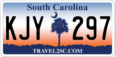 SC license plate KJY297