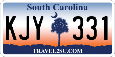 SC license plate KJY331