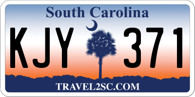 SC license plate KJY371