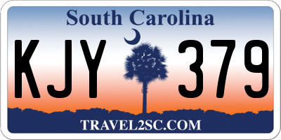 SC license plate KJY379