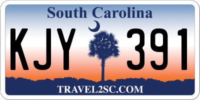SC license plate KJY391