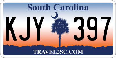SC license plate KJY397