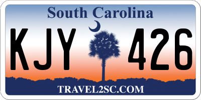 SC license plate KJY426