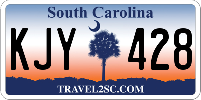 SC license plate KJY428