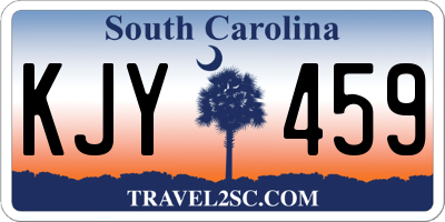 SC license plate KJY459