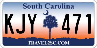 SC license plate KJY471
