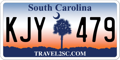 SC license plate KJY479