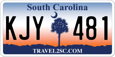 SC license plate KJY481