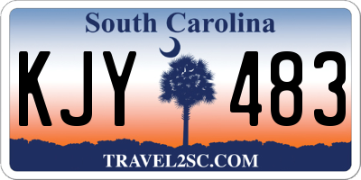 SC license plate KJY483