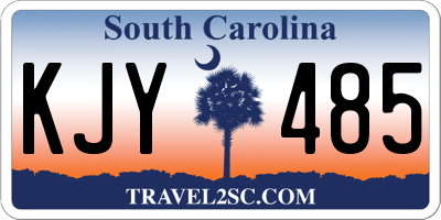 SC license plate KJY485