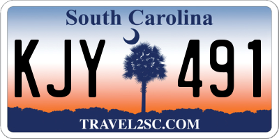SC license plate KJY491