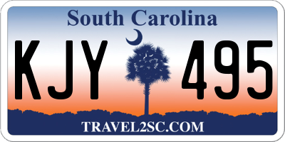 SC license plate KJY495