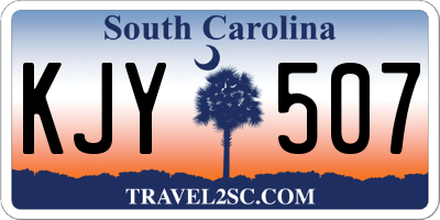 SC license plate KJY507