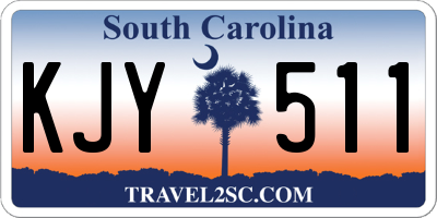 SC license plate KJY511