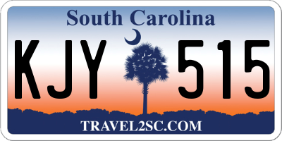 SC license plate KJY515