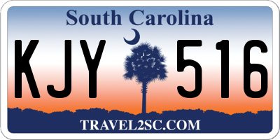 SC license plate KJY516